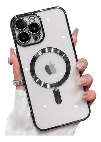 Funda Magnética Para iPhone Con Protección De Lente