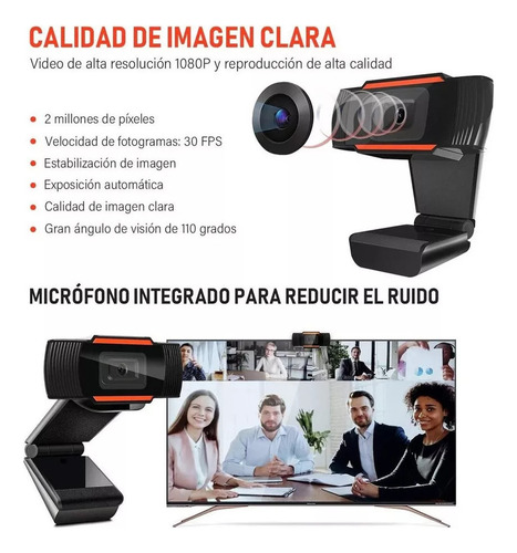 Cámara Web Hd 1080p Para Obs Xbox Xsplit Skype Facebook
