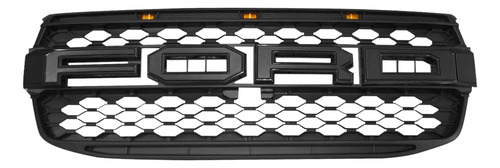 Careta Negra Luz Led Ford Ranger Xl 2023+ (t9) Letras Negras
