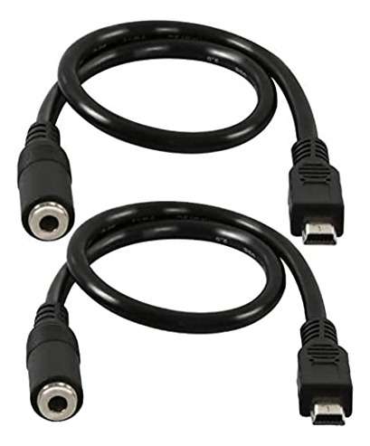 Wpeng Qaoquda (paquete De 2) Mini Usb Macho A 3,5 Mm Hembra
