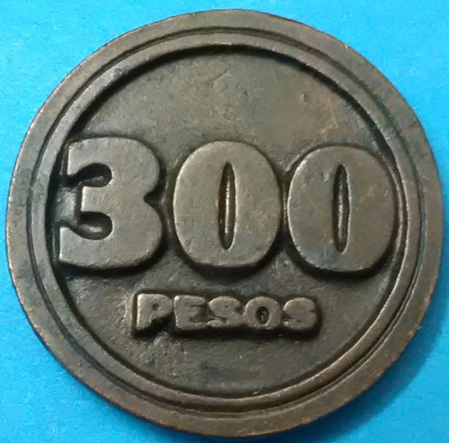Colombia Ficha  300 Pesos Parque  Del Café. Quindió