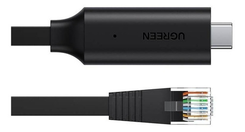 Cable De Consola Tipo C A Rj45 Plano De  1.5mt Ugreen 80186