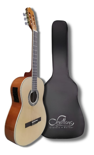 Guitarra Electroacústica Sevillana 39 Con Alma + Funda 8941