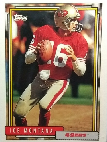 1992 Topps #719 Joe Montana  San Francisco 49ers 