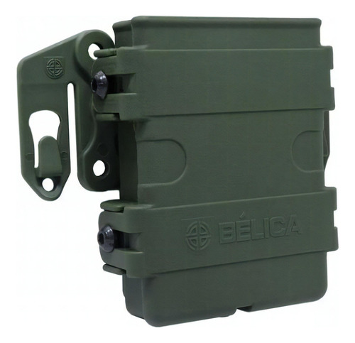 Porta Carregador Rígido 5,56mm : M4 T4 Ar15 Ar M16 Mag 556 Cor Verde - MODULAR MOLLE