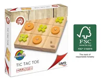 Comprar Cayro Juego De Mesa Tic-tac-toe De Madera Fsc