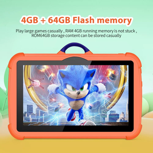 Tablet Bdf 7 Tablet Infantil 4gb+64gb Android 13 Wifi Blueto
