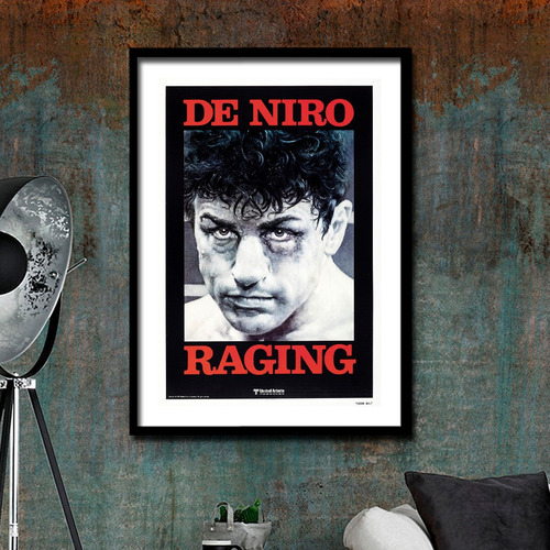 Cuadro Enmarcado Raging Bull Scorsese Toro Salvaje Posters 