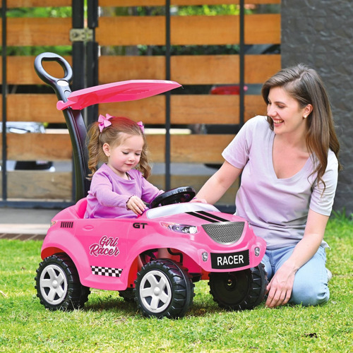 Carrito Montable Prinsel Car Corsa Rosa (Usado)