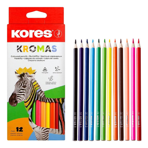 Colores Kores Kroma De 12 Unidades. Original