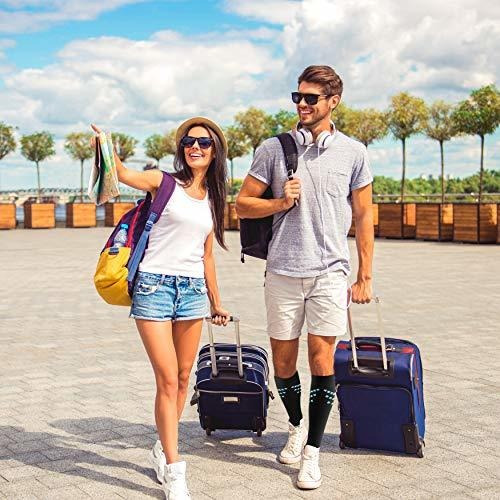 Calcetines De Compresion 15-20 Mmhg 6 Pares Mujeres Hombres