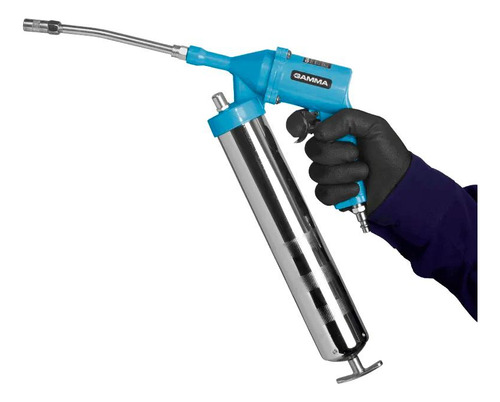 Engraxadeira Pneumática Manual 400gr G1182 Gamma Bomba Graxa