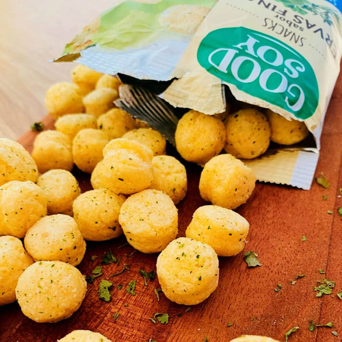 Snacks De Soja Belive Sabor Ervas Finas Good Soy 25g 4un