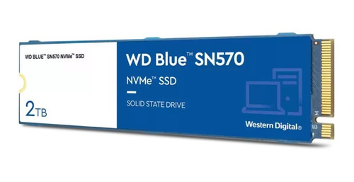 Western Digital Disco Interno 2tb Wd Blue Sn570 Nvme Ssd