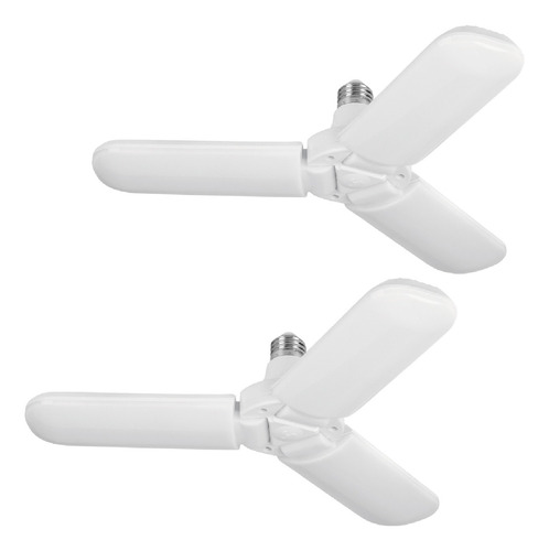 Kit 2 Lámparas Led 24w Tipo Ventilador, 3 Aspas 26123