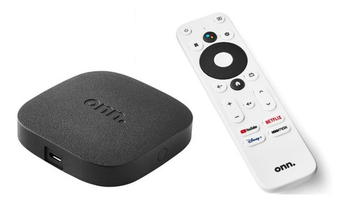 Onn Uhd Streaming Device 2a Gen 2gb (pelis, Series, Futbol) Negro De Voz