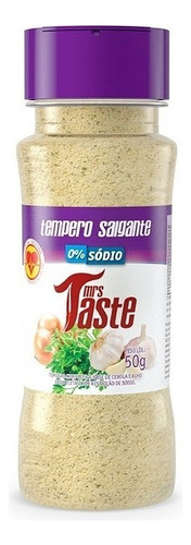  Tempero - Mrs Taste Zero Sódio  - Diversos Sabores Unidade Sabor Salgante