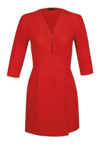 Vestido Corto Dama Trevo 936-34 Rojo