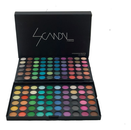 Paleta De Sombras 120 Colores Marca Scandal