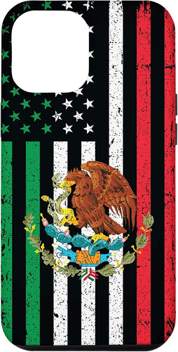 Funda Para  12 Pro Max Con Bandera De México Y Estados...