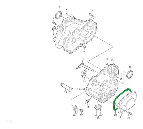 Junta Carter Caja Cambios Velocidad Beetle Caddy Golf Jetta (Usado)
