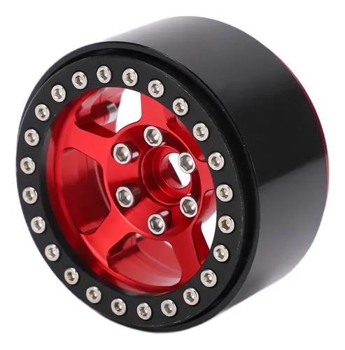 Juego De 4 Llantas Beadlock De 1.9 Pulgadas Para 1/10 RC Crawler | Diámetro 56 Mm Y Ancho 30.5 Mm | Aleación De Aluminio Resistente Y Ligera | Compatible Con SCX10 Y Similares