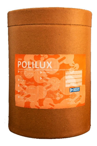 Cera Pastosa Polilux Para Móveis Madeira Incolor Barrica 7kg