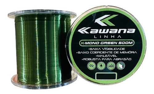 Linha Pra Pesca Fina Resistente 0,26mm 500metros 15lb