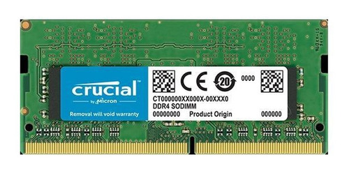 Memoria Crucial 8gb Ct8g4sfs8 Ddr4 2666 Mhz Pc4-21300 Laptop