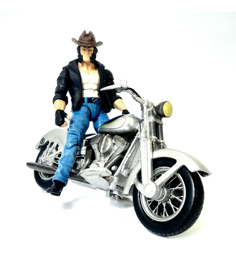 Logan Con Moto - Marvel Wolverine Origins Hasbro - Germanes