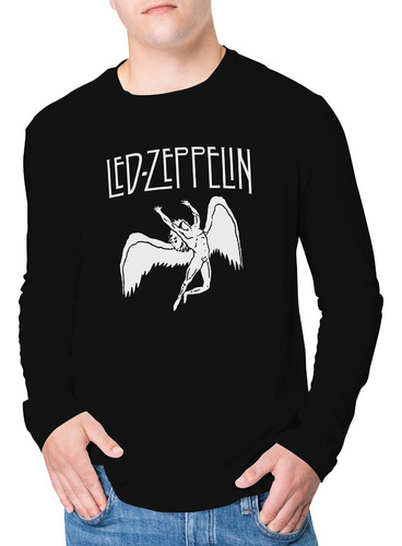 Polera Manga Larga - Led Zeppelin Metal Rock