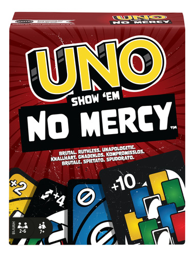 Uno Juego De Cartas No Mercy