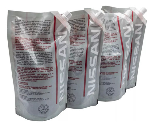 4lts Aceite 10w30 Y Filtro De Aceite Nissan Versa 2016