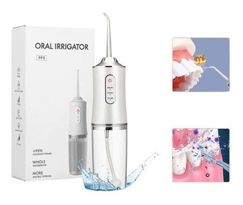 Waterpik Jato D Água Limpador Irrigador Bucal Dentes Gengiva Cor Branco Voltagem 110v/220v