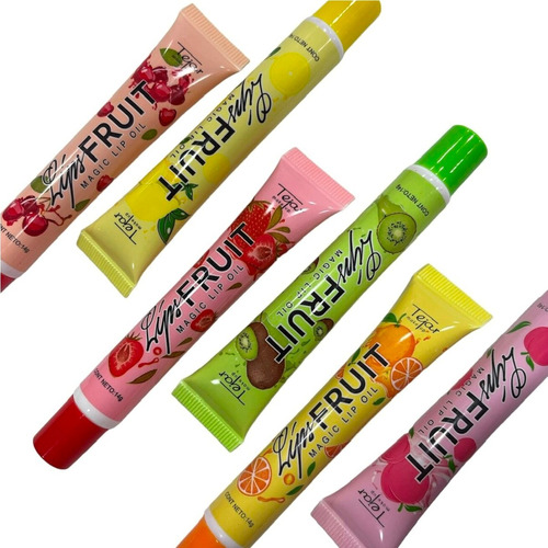 Magic Lip Oil Bálsamo Frutal Labios Tejar Set 18 Unidades 