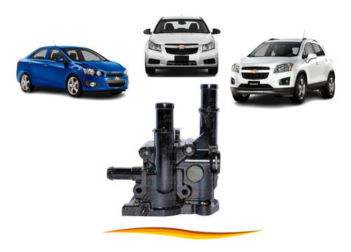 Caja Termostato Plastica Chevrolet Sonic 2012 2015