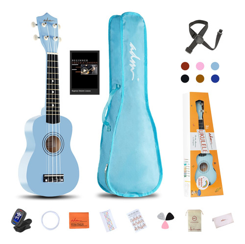 Adm Beginner Ukulele Paquete De Inicio Para Ninos De 21 Pul