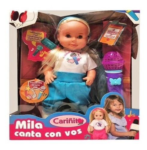 Muñeca Mila Canta Con Vos Cariñito