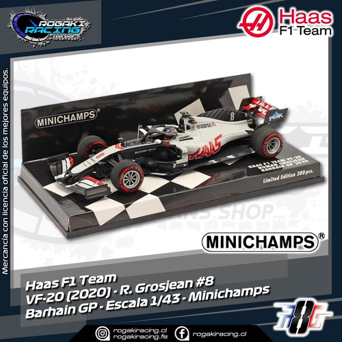 Haas Vf-20 2020 Romain Grosjean #8 1:43 Formula 1