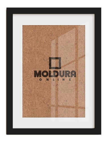 Moldura 45x30 P/ Foto 30x45 Com Vidro E Paspatur De 3cm