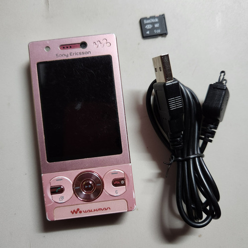 Sony Ericsson Walkman W705 Rosa Tiene Código, Con Cable De Carga, Memoria 1gb, !leer Descripcion!, Pantech, Benq, iPhone, Blackberry, Alcatel, W600 (Usado)