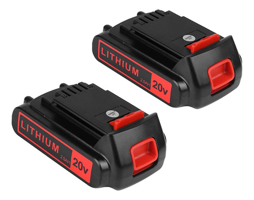 Bateria De Repuesto Para Black And Decker 20 V Max 2500 Mah