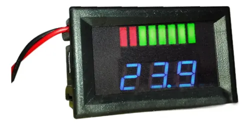 Pack 2 Medidores De Batería LCD De 48V – Indicador De Capacidad Para Baterías De Plomo-Ácido Y Litio, Pantalla En Porcentaje