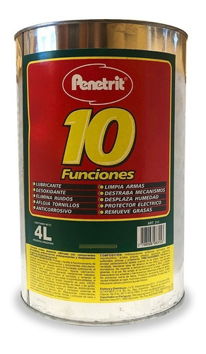 Lubricante 10 Funciones Penetrit Experto Lata 4 Lt