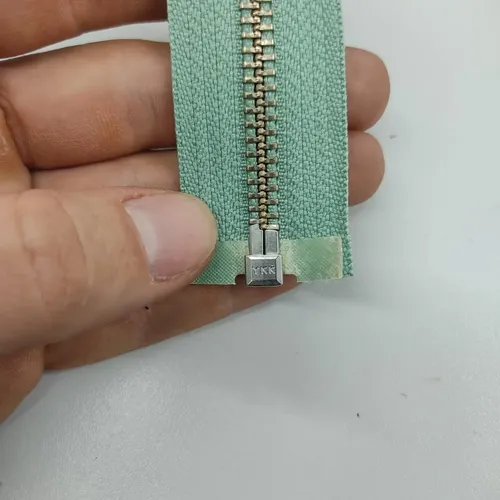 01 Un Zíper 60cm Ykk Metal Prata Separável Destacável | MercadoLivre