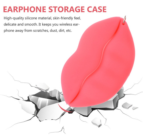 Funda Protectora Para Auriculares Con Forma De Labio De 1 Pi