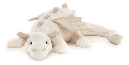 Jellycat Animales De Peluche De Dragn De Nieve, Mediano