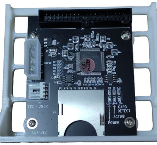 Adaptador Ide 40 Pin Macho A Sd O Micro Sd Con Panel Frontal