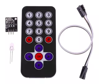 Modulo Receptor Infrarrojo Vs1838 Con Control Remoto Arduino