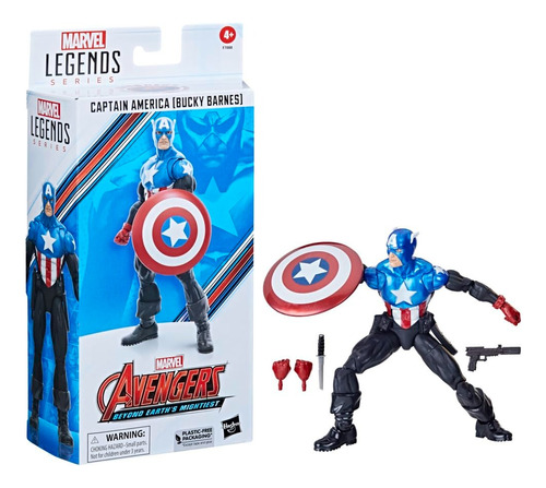 Marvel Legends Figura Capitan America [ Bucky Barnes ] 60th